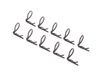 Angled 90Degree Body Clip (Black, 10 pack): 3935A