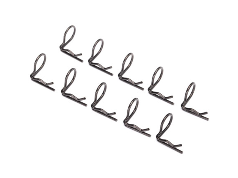 Angled 90Degree Body Clip (Black, 10 pack): 3935A