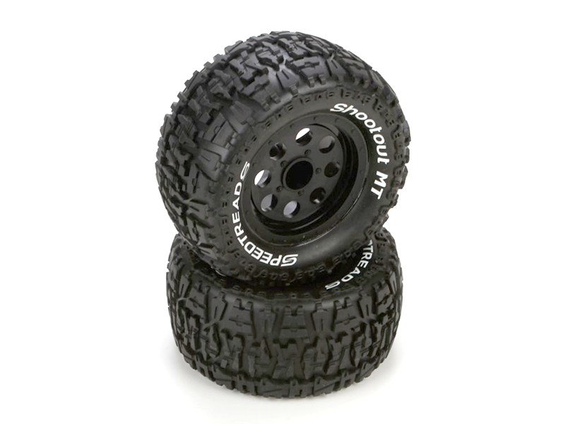 Tire,Prmnt,Blk Wheel (2) 2wd/4wd Ruckus: F/R