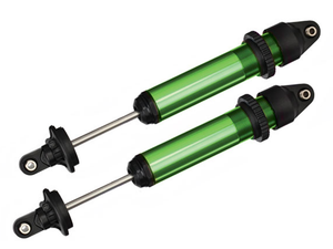 Traxxas Shocks, GTX, aluminum (Greenanodized) (with o springs)(2) (7761G)