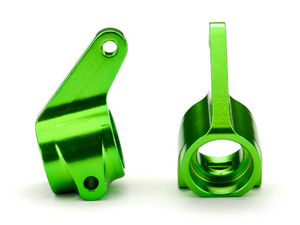 Steering Blocks (2), 6061T6 aluminum (Green): 3636G