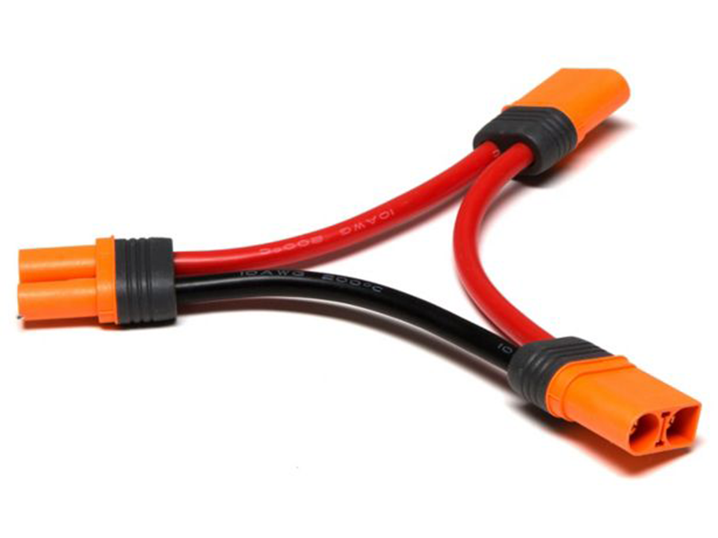 Spektrum IC5 Battery Series Harness 4" / 100mm, 10 AWG (SPMXCA506)