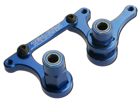 Bellcranks/Draglink Alum Blue: 3743A