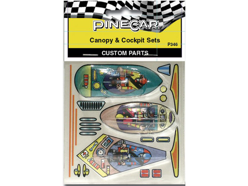 Pine Car Canopy & Cockpit Set