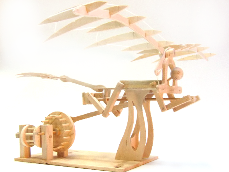 Leonardo DaVinci Ornithopter Wooden Kit
