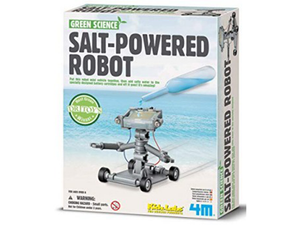 Salt Powered Robot Green Science Kit