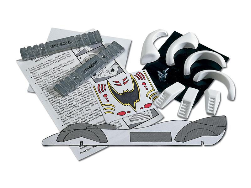 Pine Car Designer Kit, Batcar