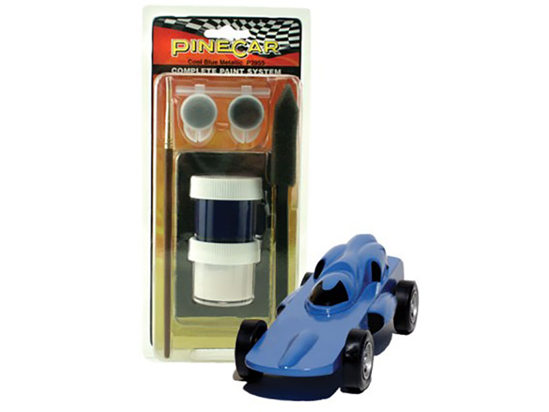 Woodland Scenics Pine Car Complete Paint System, Cool Blue product photo