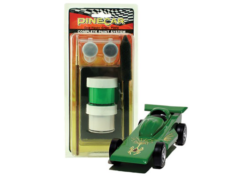 Woodland Scenics Pine Car Complete Paint System, Gear Rippin' Green product photo