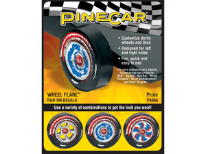Pine Car Dry Transfer Wheel Flare Pride