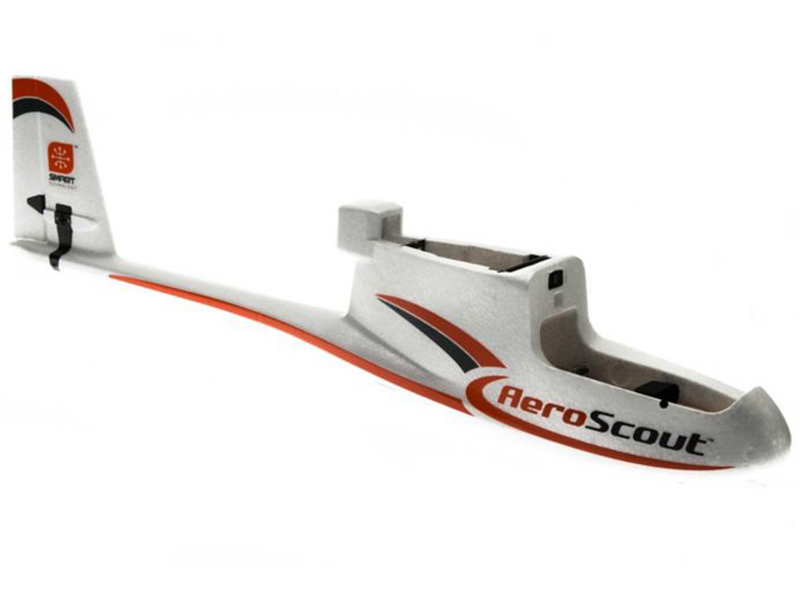Fuselage with Elev/Rudder Servos: AeroScout™