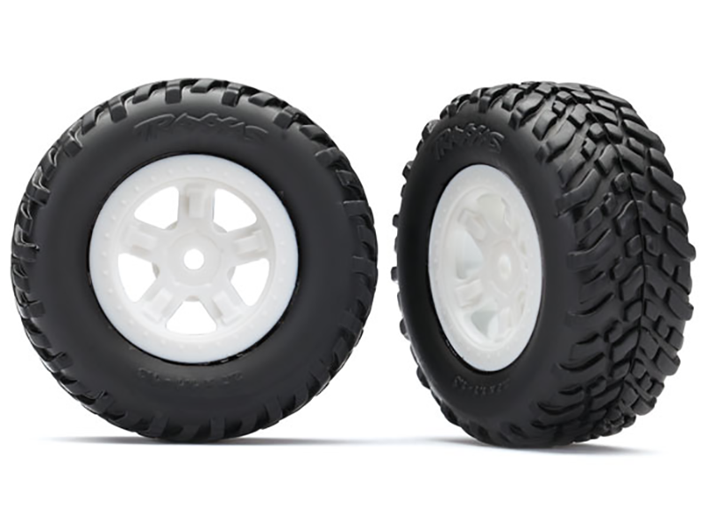 Tires/Wheels SCT White RCNG: F/R