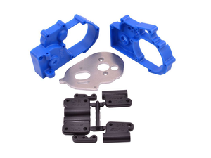 Gearbox Housing Blue TRA 2WD: RPM73615