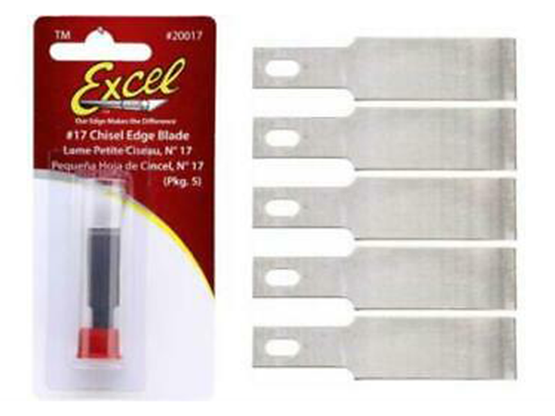 #17 3/8" Chisel Edge Blades (5)