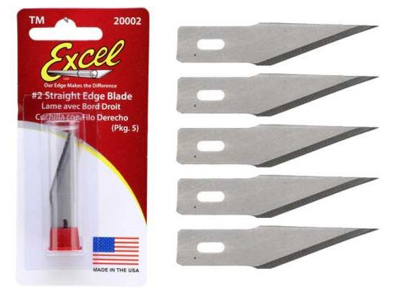 #2 Straight Edge Razor Blades (5)