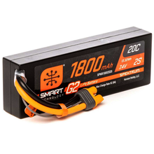 Load image into Gallery viewer, 2 Cell 1800mAh 7.4V Smart G2 20C LiPo, Hardcase: IC3
