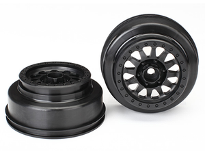 Traxxas Method Black Beadlock-Style Wheels (2) (8471)
