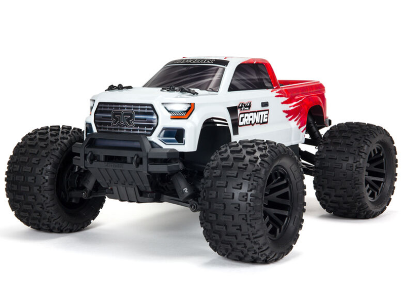 1/10 Granite, 4WD, RTR (Includes battery & charger): Red