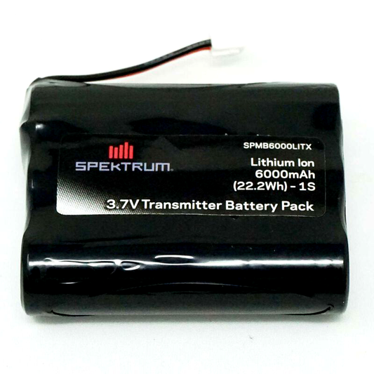 1 Cell 6000mAh 3.7V LiIon TX Batt: XH-1S Plug, NX10