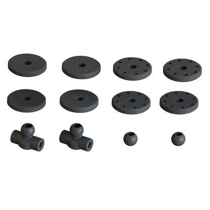 Shock Set Bore: 16mm, Length:115mm, Oil: 1000cSt: ARA330621