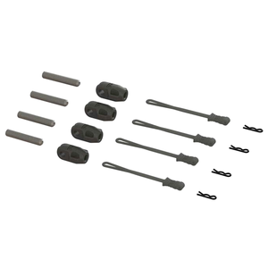 ARRMA Brace Rod Ends with Pins And Retainers (4) (ARA320477)