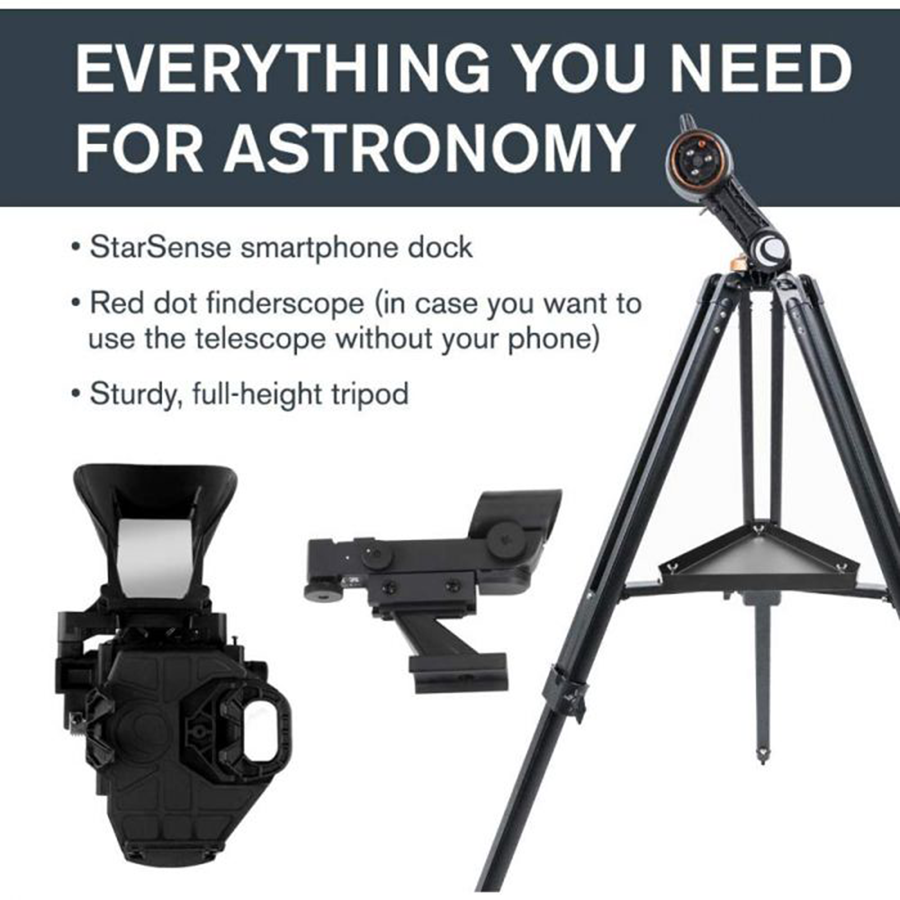 Celestron StarSense Explorer LT 80AZ Smartphone App-Enabled Refractor (22451)