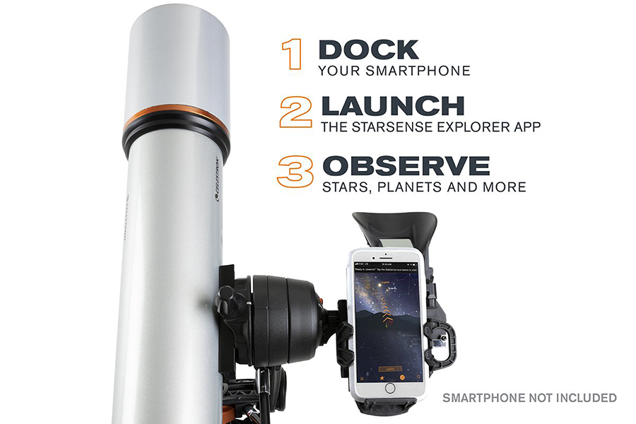 Celestron StarSense Explorer DX 102AZ Smartphone Enabled Refractor (22460)