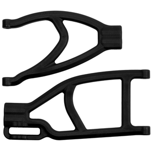 Extended Left Rear A Arms, Black: Summit & Revo