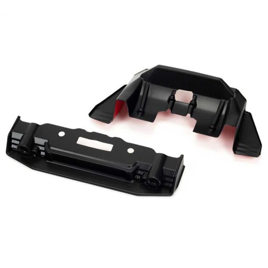 Felony Painted Splitter and Diffuser Black/Red: ARA410008