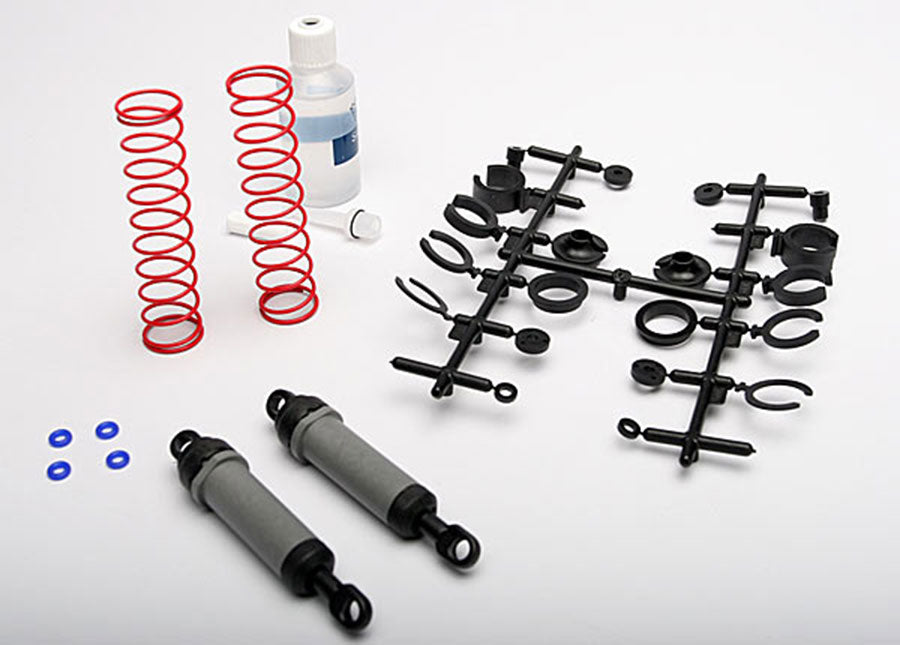 Ultra Shocks, XX-Long, Rear, Grey (Complete with Spacers & Springs) (2): 3762A