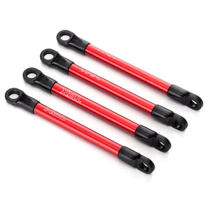 Push Rods, Aluminum (Red Anodized with Rod Ends) (4): 7118X