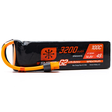 Load image into Gallery viewer, 4 Cell 3200mAh 14.8V 100C Smart G2 LiPo: IC3
