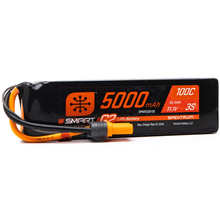 Load image into Gallery viewer, 3 Cell 5000mAh 11.1V 100C Smart G2 Soft Case LiPo: IC5
