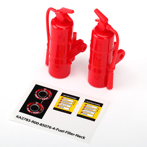 Traxxas UDR Replica Red Fire Extinguishers with Decals (2) (8422)