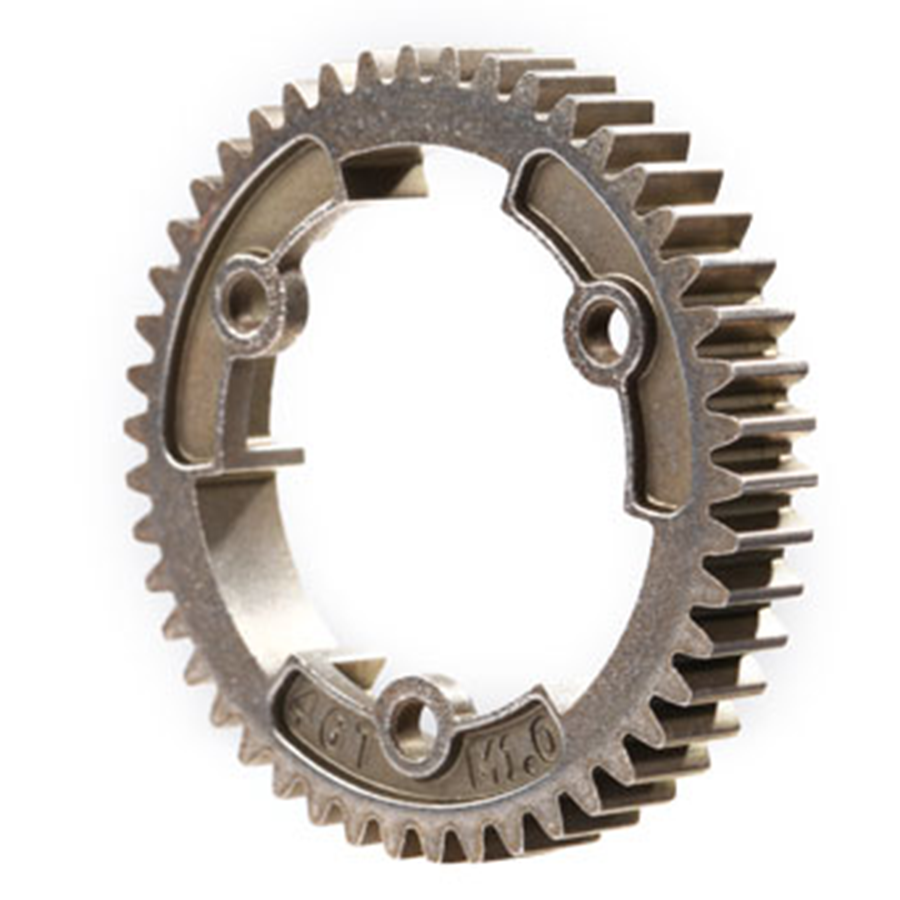 Spur Gear 46 Tooth Steel (Wide Face 1.0 Metric Pitch): 6447R