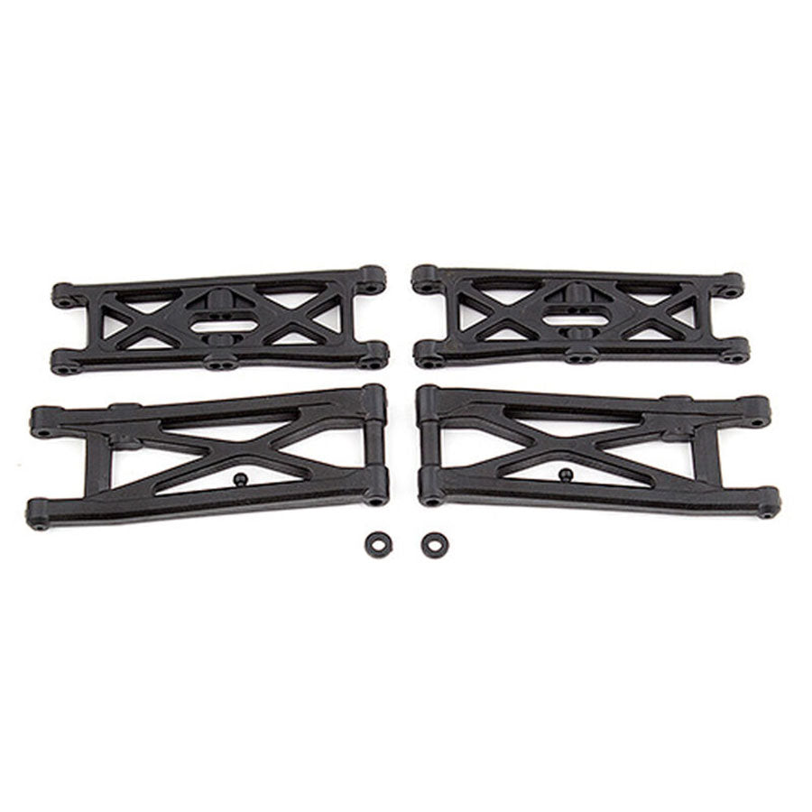 Suspension Arm Set: ProSC10, Trophy, Ref DB10