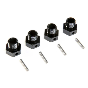 Losi 17mm Wheel Hex, Black (4): SBR 2.0 (LOS252129)