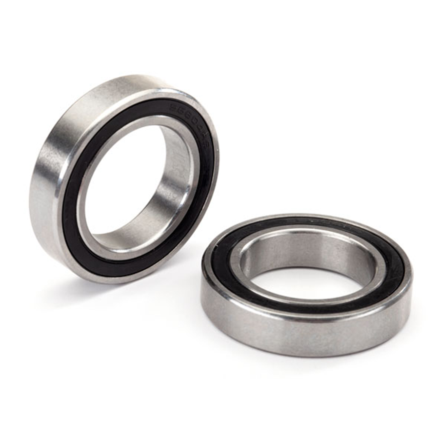 Stainless Ball Bearing, Black Rubber Sealed (20x32x7mm) (2) 5196X