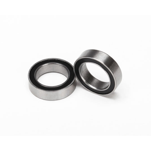 Traxxas Ball Bearings, Black Rubber Sealed, 10x15x4mm (2) (5119A)