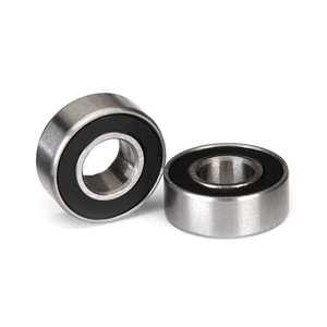 Traxxas Ball Bearings, Black Rubber Sealed, 5x11x4mm (2) (5116A)