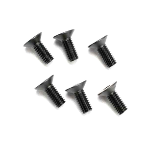 Traxxas Screws, 4x10mm Countersunk Machine (Hex Drive) (6) (2535)