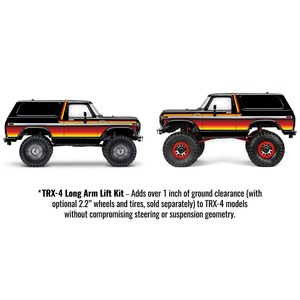 Long Arm Lift Kit, TRX-4®, Complete Red: 8140R