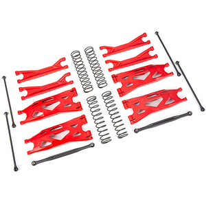 Suspension Kit, X-Maxx® WideMaxx®, Red: 7895R
