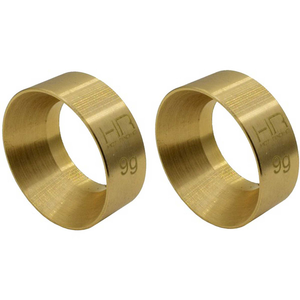 Hot Racing 9g Brass Kmc Machete Wheel Weights SCX24 (HRASXTF2612H)