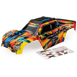 Traxxas Body, X-Maxx, Solar Flare (painted, decals applied) (7811X)