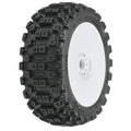 Pro-Line 1/8 Badlands MX M2 Front/Rear Buggy Tires Mounted 17mm White (2) (9067-31)
