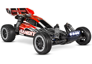 1/10 Bandit, 2WD, RTR w/LED Lights (Includes Battery& Charger): Red/Black