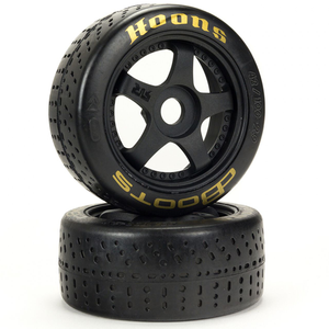 ARRMA dBoots Hoons 42/100 2.9 Pre-Mounted Belted Tires, Gold, 17mm Hex, 5-Spoke (2) (ARA550071)