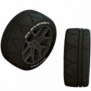 dBoots Elevens 35/085 2.4 White Tire Set (2): F/R