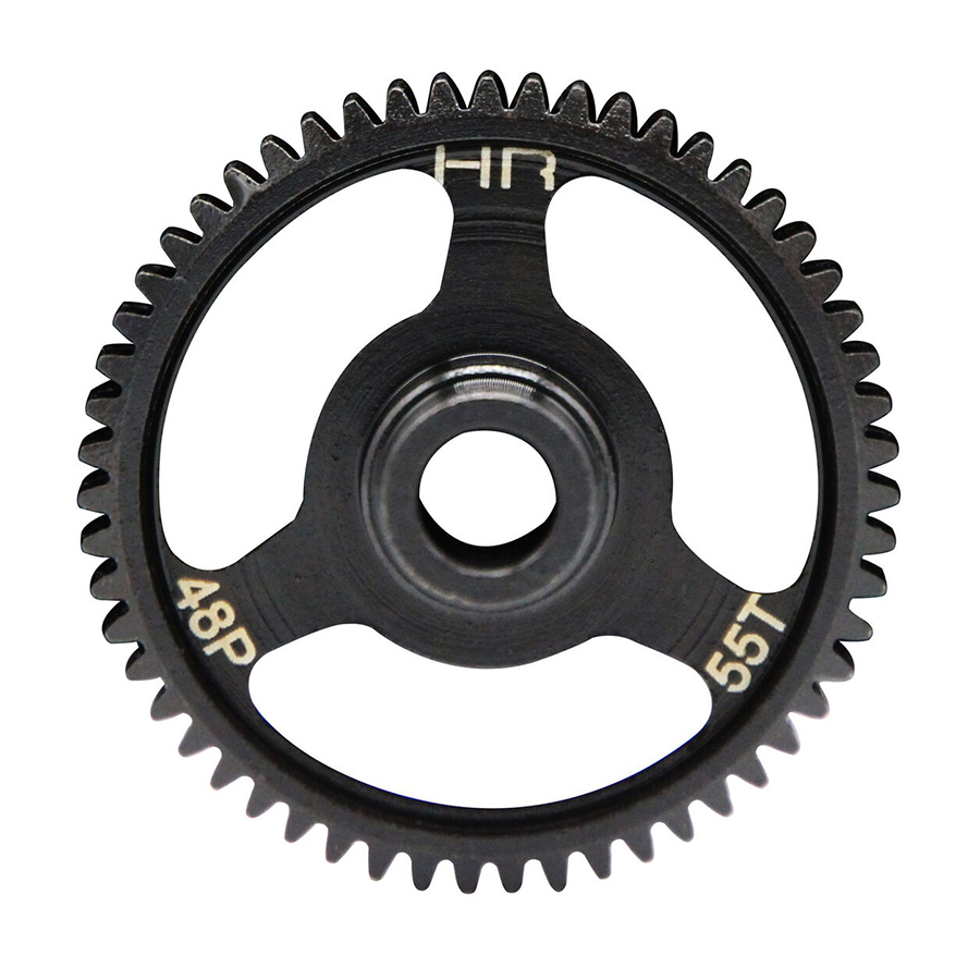 Hot Racing Steel Spur Gear (55T, 48P) for Traxxas 4-Tec 2.0 (HRASTRF455)